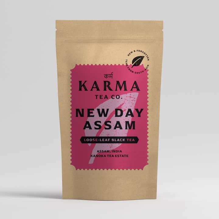 New Day Assam – Thé du Matin Riche et Malté pour la vente par The Karma Tea Co.