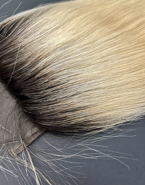 Magnolia's Theory – Engroshandel Hårforlængelse – Ombre usynlig blonde lukning 4 x4 lige4