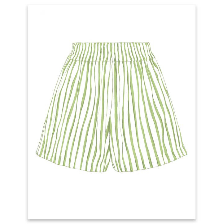 MFMDESIGNS - Wholesale Art Print - STRIPED SHORTS STUDY0
