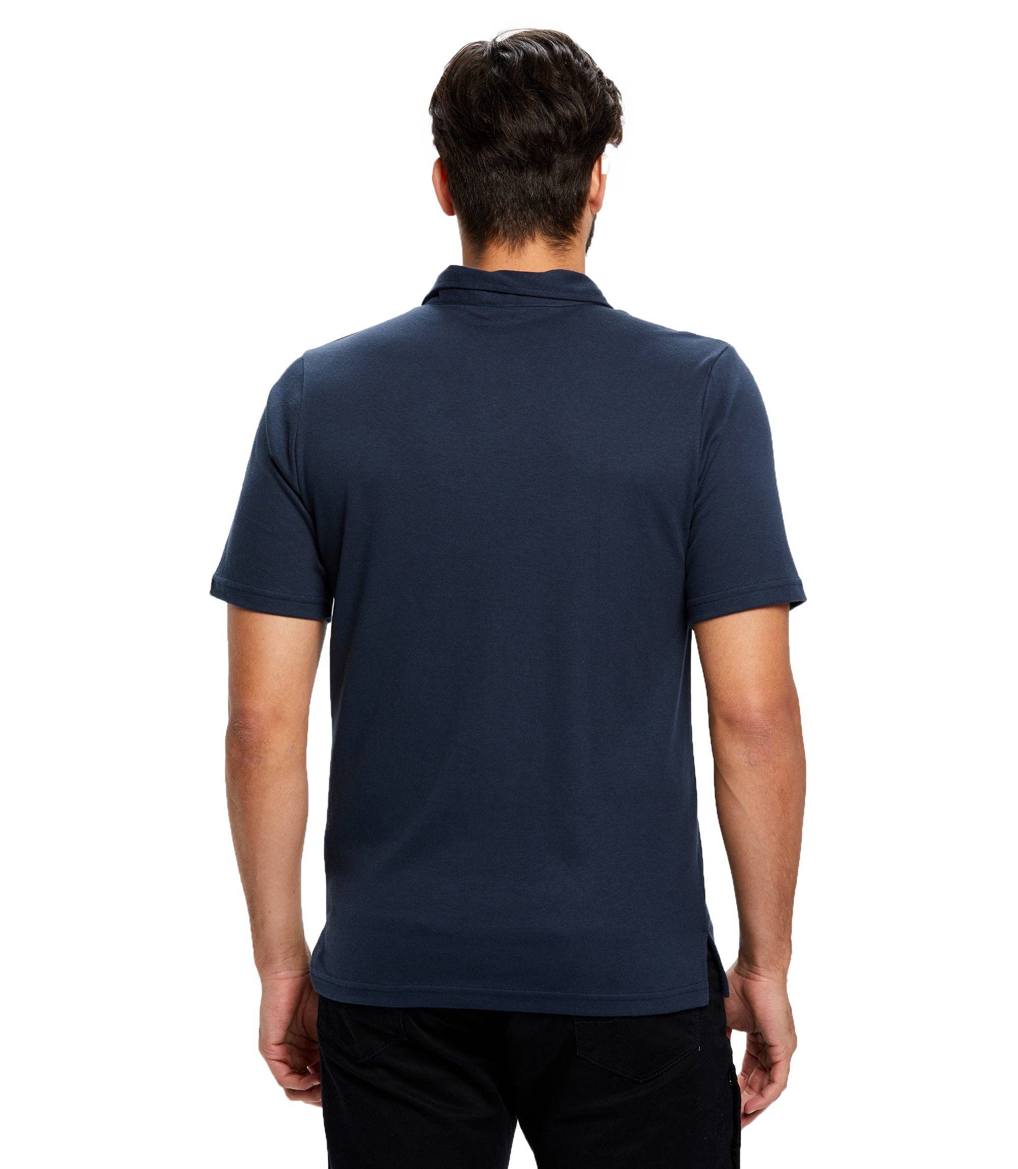 US Blanks - Wholesale Polo - Men's - Men's Luxury Supima Jersey Polo Shirt6