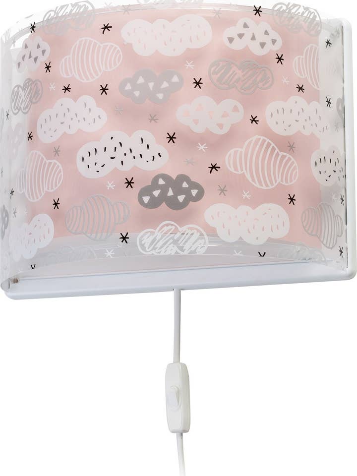 Moln rosa barns vägglampa för wholesale av Dalber