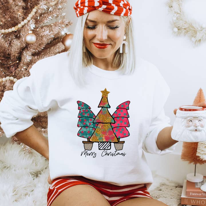 Sweat-shirt Joyeux Noël pour la vente par Londas Trendy Tees
