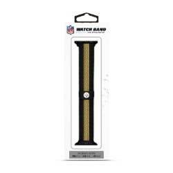Prime Brands Group - Wholesale Watch Band/Strap - Unisex - NFL Pittsburgh Steelers Metal Apple Watchband, 38mm