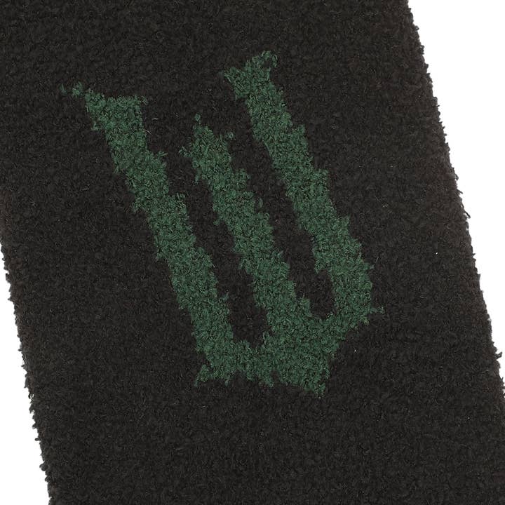 Bioworld Merchandising - Wholesale Socks - Women's - Wicked Logo on Green and Black Womens Chenille Crew Socks3
