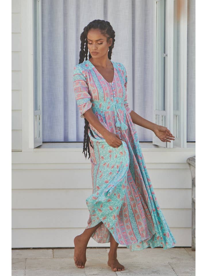 Jaase - Wholesale Dress - Women's - MALIBU PRINT INDIANA MAXI