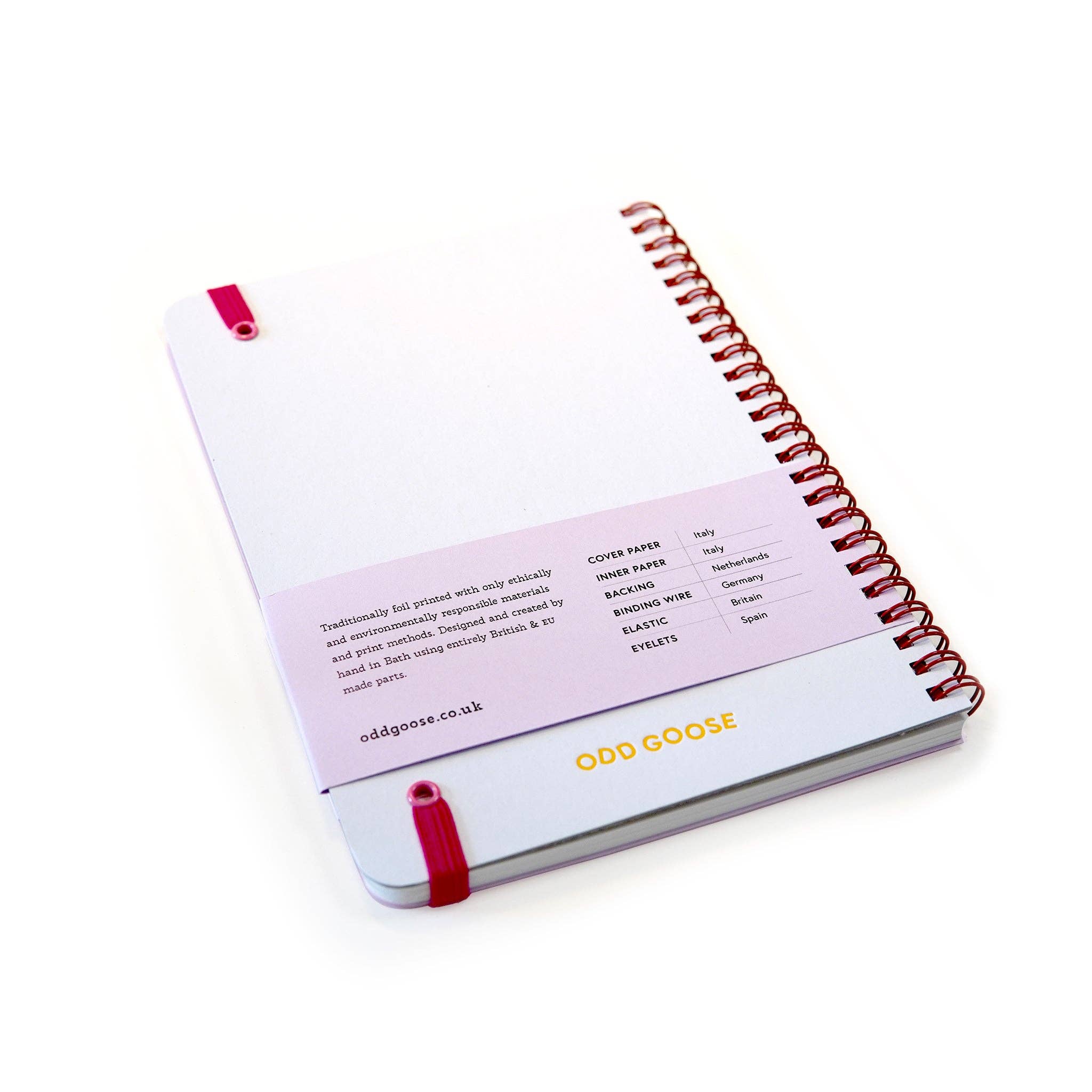 Odd Goose Stationery - Vente Cahiers - Carnet imprimé en feuille "Grand Cœur"4