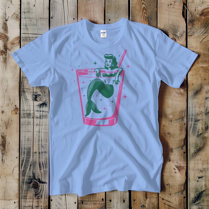 Swift Retail - Wholesale T-Shirt (Graphic) - Unisex - Mermaid Cocktail Unisex Tee