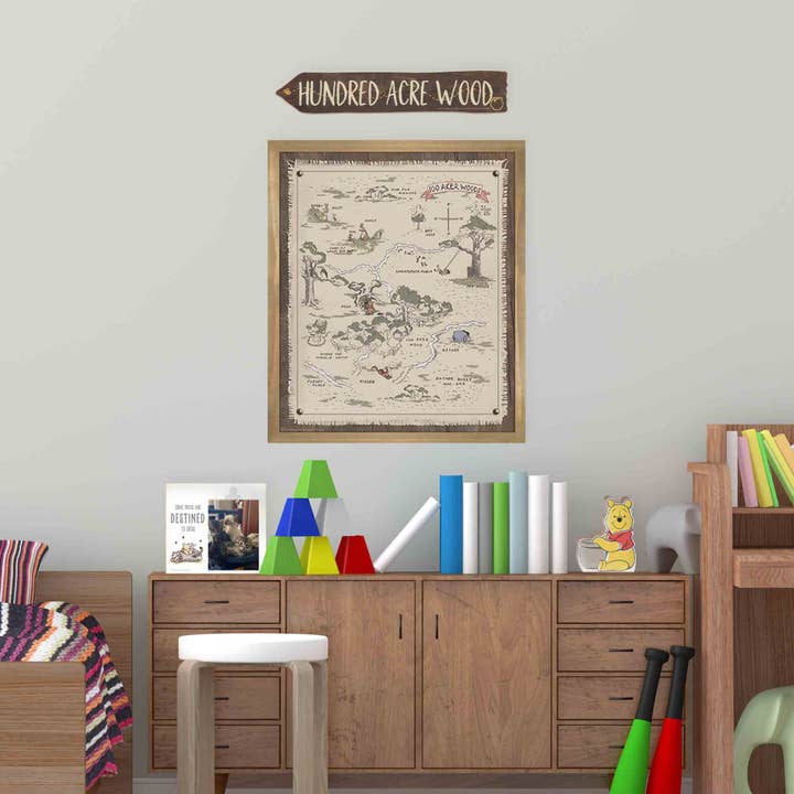 Open Road Brands, LLC - Wholesale Picture Frame - Winnie The Pooh Paths Destined To Cross Photo Clip Frame