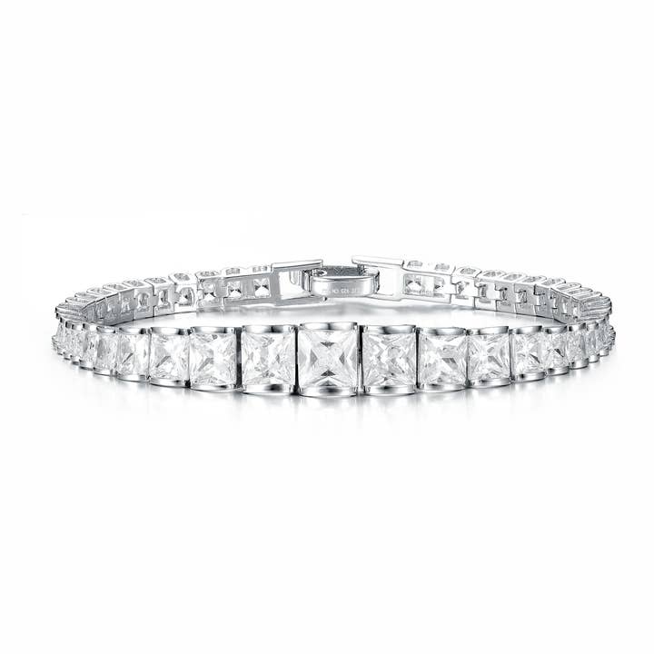 Sterling Silver Cubic Zirconia Bracelet(5240) for wholesale by Genevive