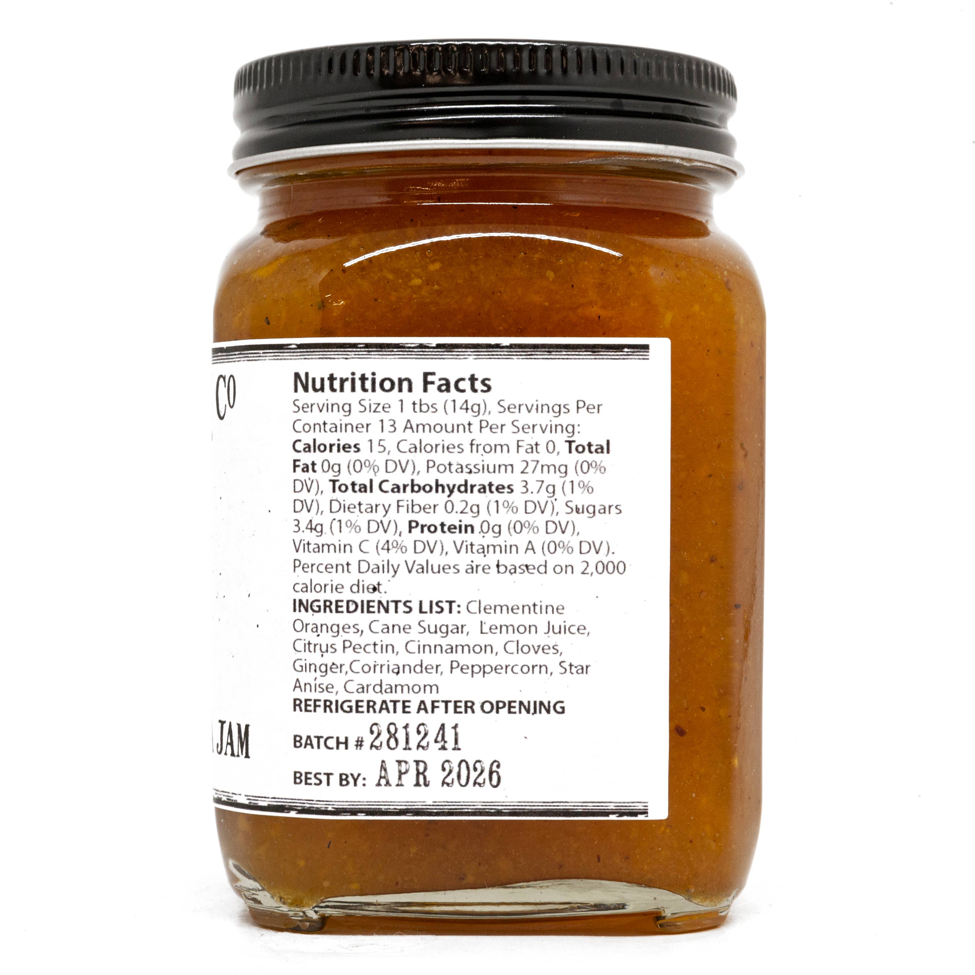 Small Batch Jam Co. – Engroshandel Marmelade – Orange Chai Masala Marmelade2