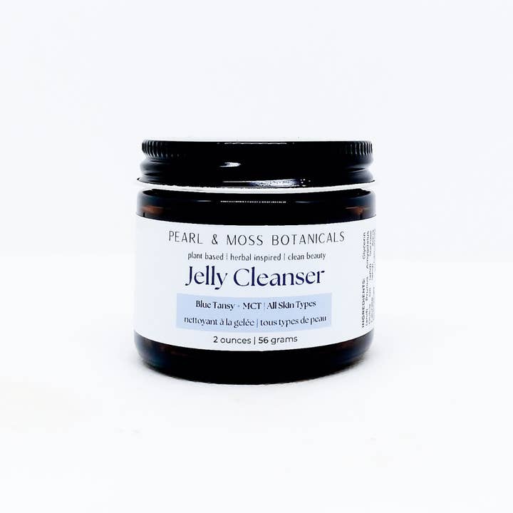 Pearl & Moss Botanicals Inc. - Wholesale Facial cleanser - Jelly Cleanser: Blue Tansy + MCT