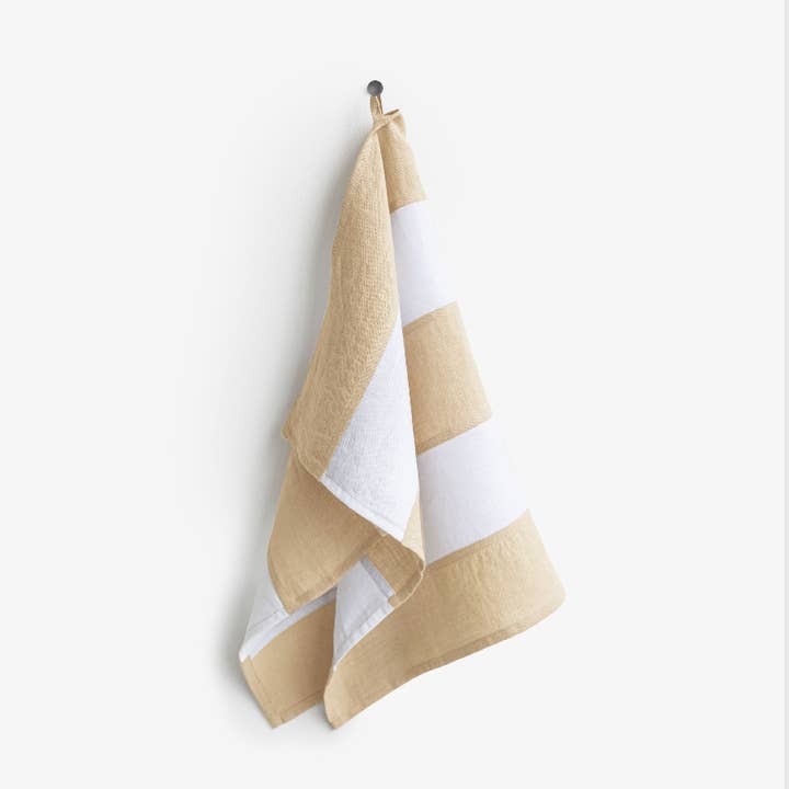 MagicLinen - Wholesale Tea Towel - Striped Linen Tea Towel | Kitchen towel Zero-waste