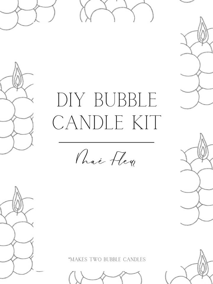 Kit candele a bolle fai-da-te per la vendita all'ingrosso da parte di Mae Fleur
