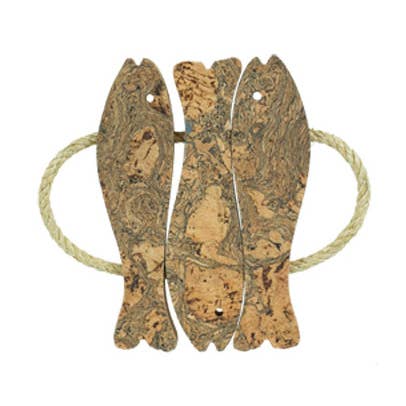 Cork Hot Pad (isgrå) for engroshandel hos Stanimirov Cork Industry, Lda