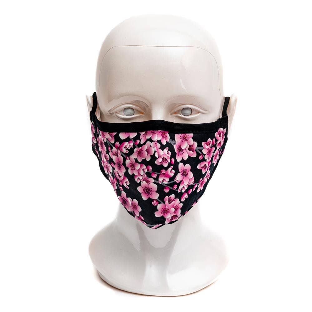 Modgy - Wholesale Protective Face Mask/Shield - Cherry Blossom Fashion Mask3