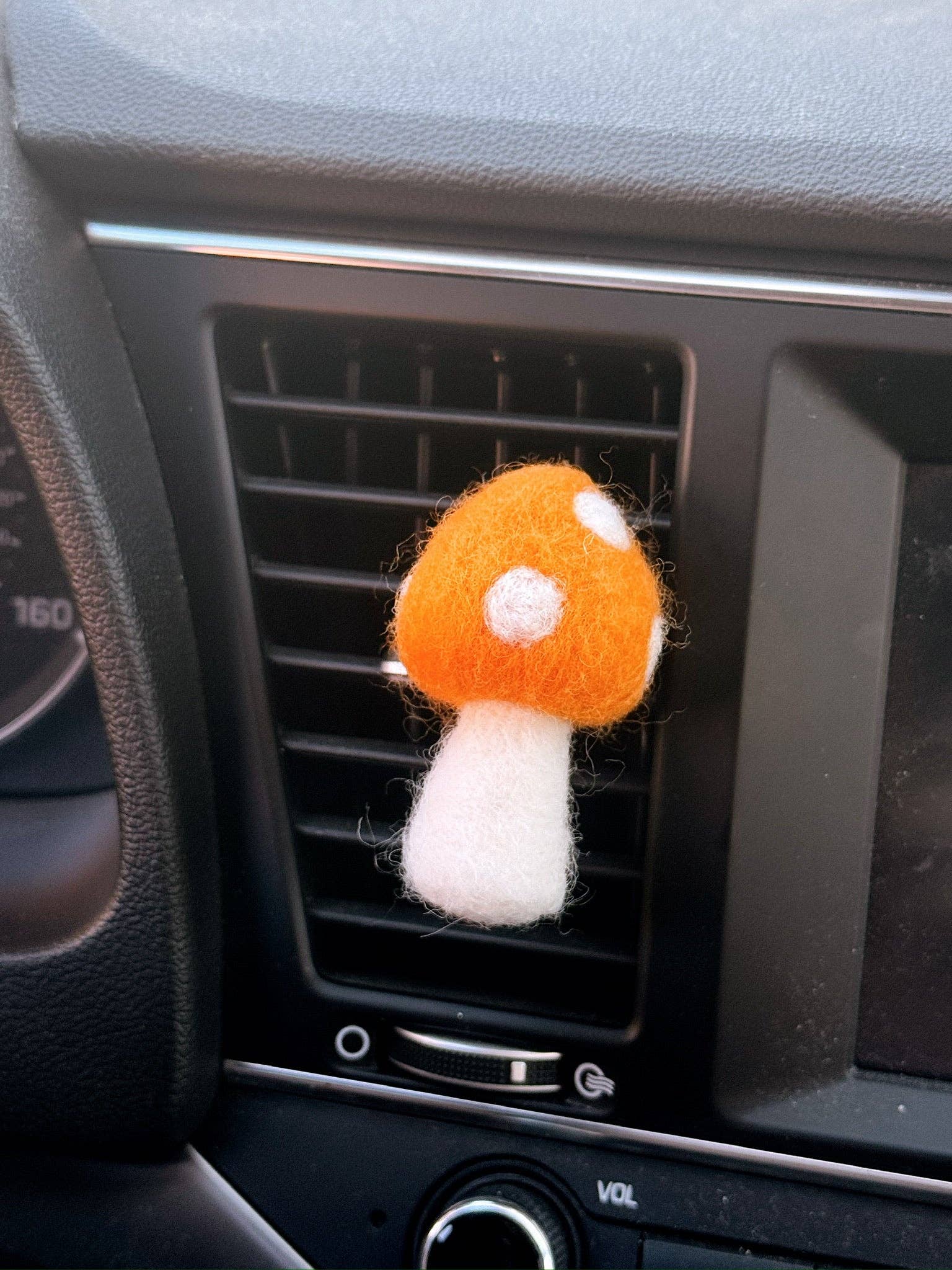 Golden Hour Designs - Wholesale Car Decorative Charm - Women's - Felt Mushroom Car Vent Clip - Diffuser, Cottagecore, Whimsy6