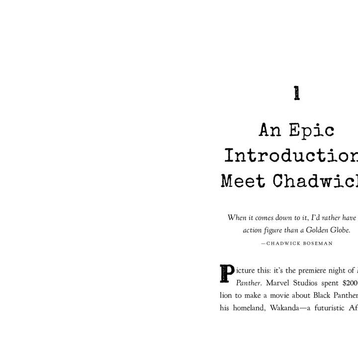 Bushel & Peck Books - Wholesale Biography & Memoir - Black History Heroes: Chadwick Boseman2