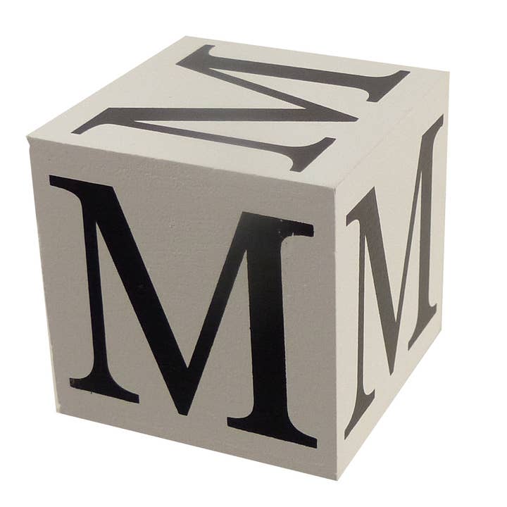 Instant Gifts International - Venta al por mayor Artículo decorativo de mesa - Bloques de alfabeto de madera12