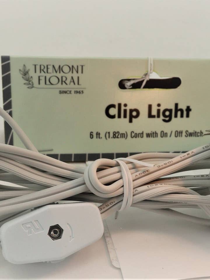 Clip Light with On/Off Switch for wholesale by Tremont Floral Supplies