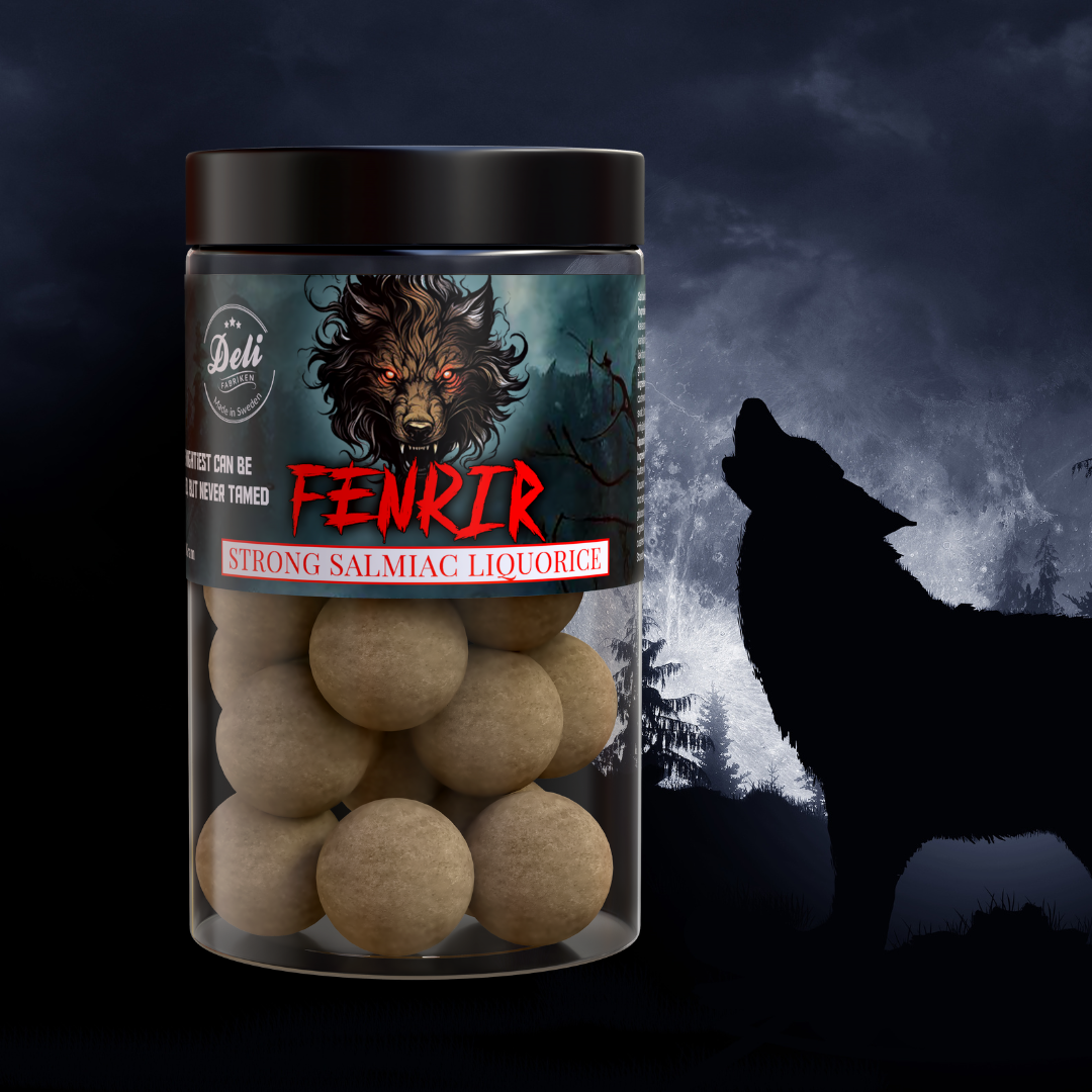 Delifabriken - Vendita all'ingrosso Liquirizia - Fenrir liquirizia forte al salmiac0
