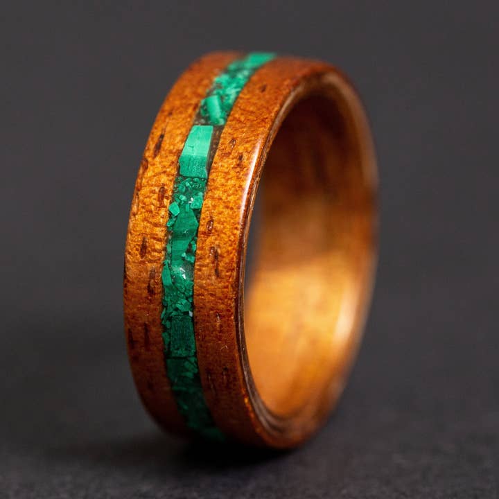 Malachit und mittelgroßes Koa für den Großhandel von My Roots Jewelry