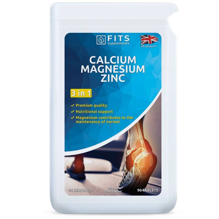 Calcium, Magnesium und Zink 90 Tabletten für den Großhandel von FITS