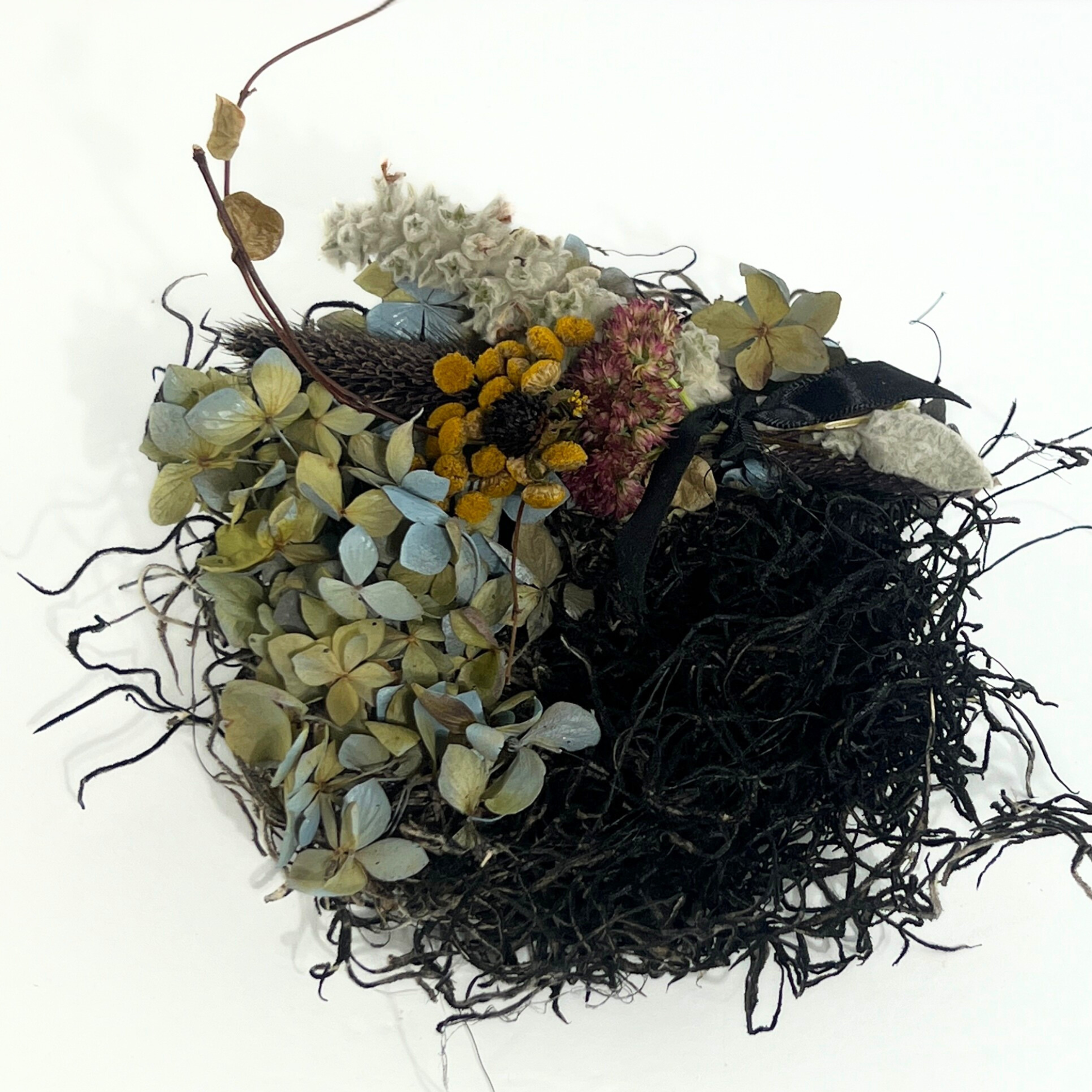 Sow the Magic - Wholesale Dried/Pressed Flowers - Divine Protection Handmade Altar Nest Dried Flower Bird Nest5