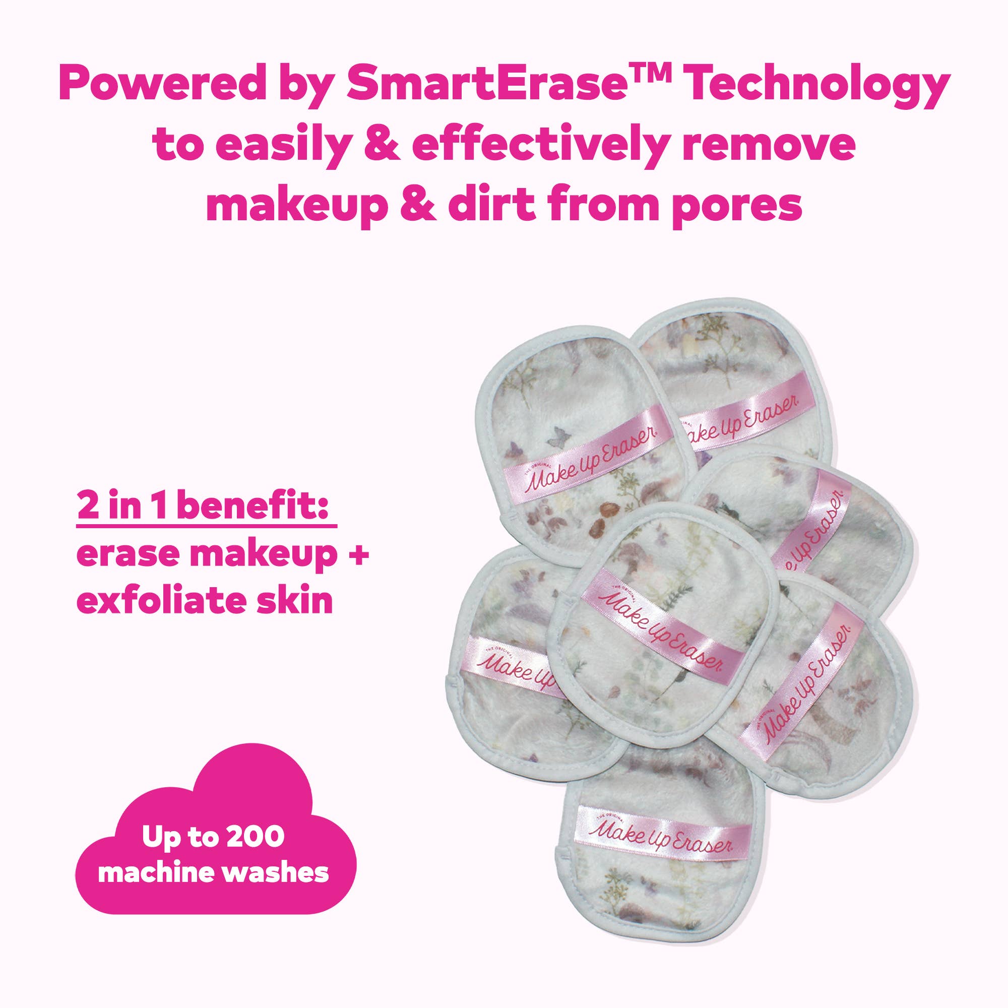 The Original MakeUp Eraser - Wholesale Makeup Remover - Garden Fairies MakeUp Eraser 7-Day Set7