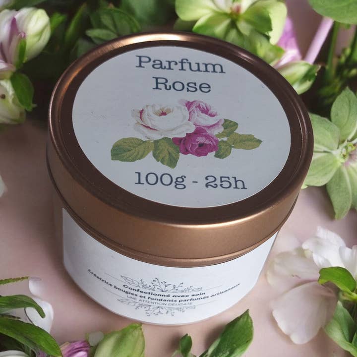 Rosa handgemachte Kerze für den Großhandel von Une attention délicate