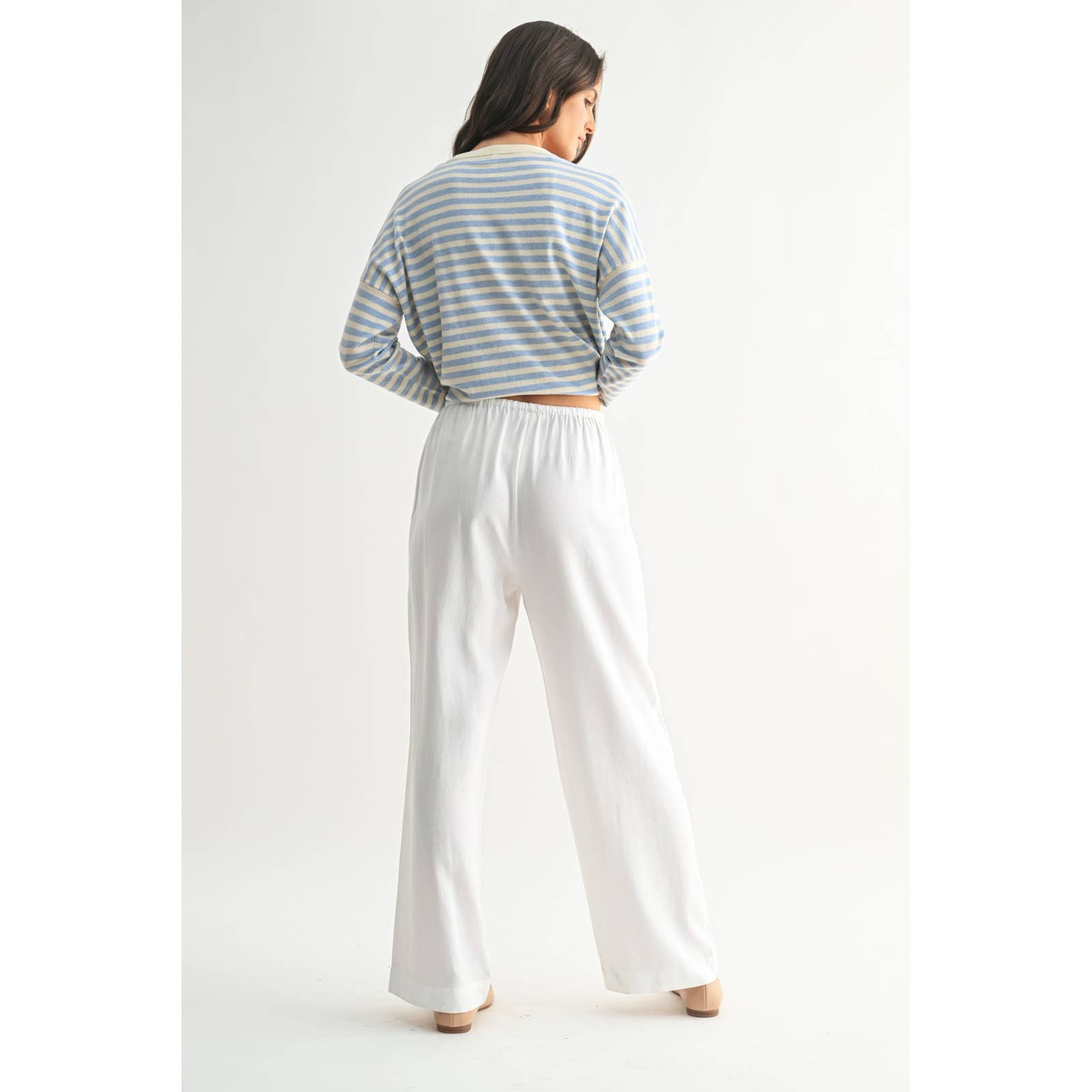Wishlist Apparel - Wholesale Pants - Women's - LINEN STRAIGHT PANTS / WL25-115552
