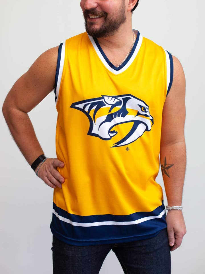 Nashville Predators Hockey Tank for wholesale by Bench Clearers