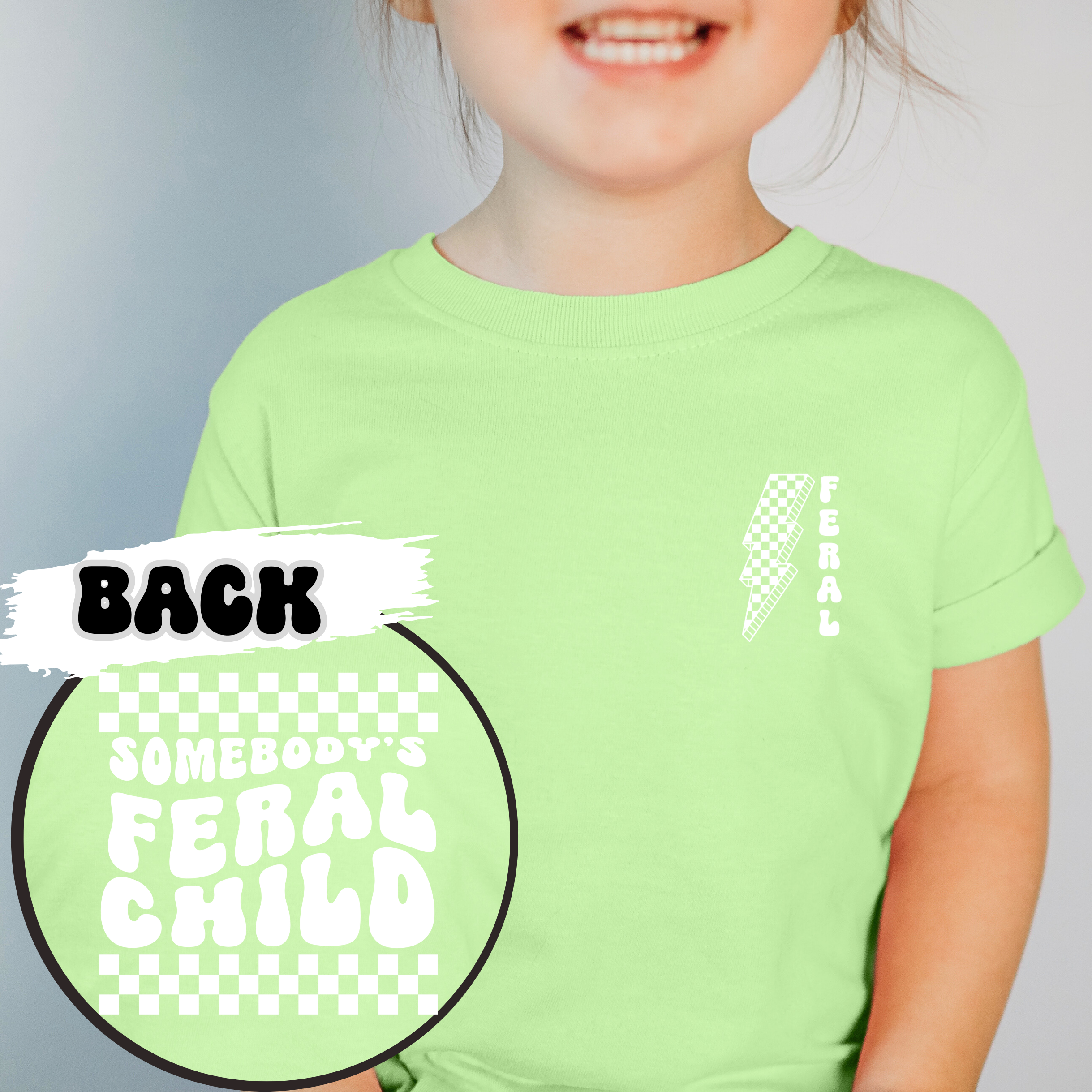 Page and Riggs Designs, LLC - Wholesale Screen Printed T-Shirt - Kids - Feral Child Tee1