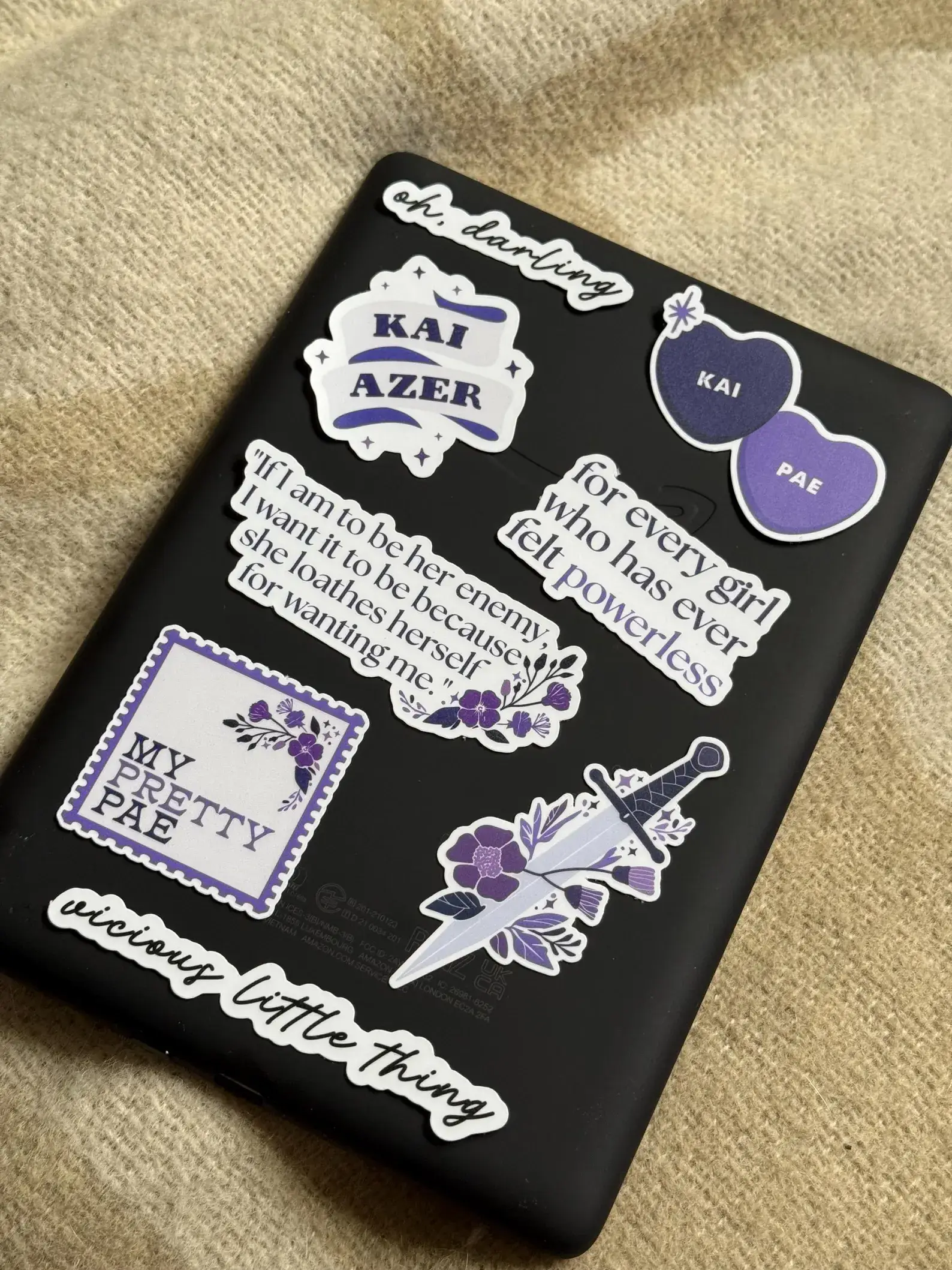 Good Girls Book Club – wholesale Sticker – Powerless Dagger Sticker, Powerless Fantasy Book Sticker2