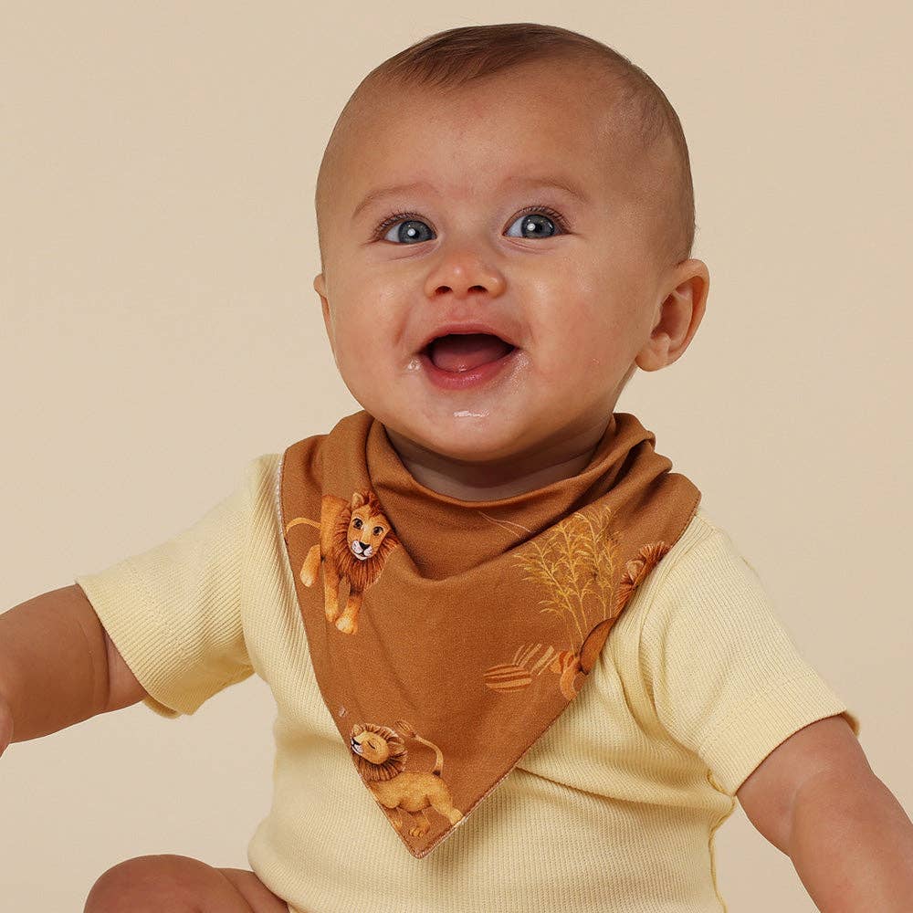 Snuggle Hunny – wholesale Bandana bib – Roar Organic Dribble Bib0