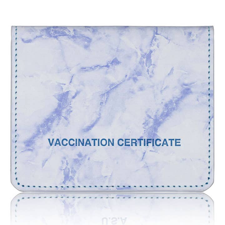 Ole - Wholesale Card Holder - Women's - Marbling Vaccine Card Holder HB159018