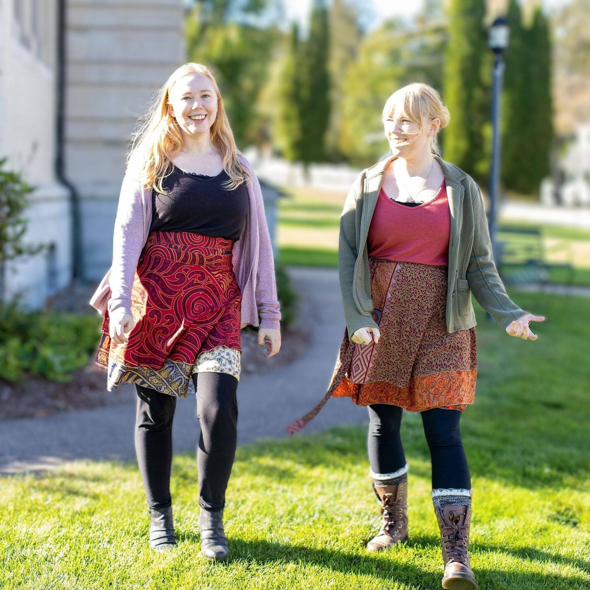 Darn Good Yarn - Wholesale Skirt - Women's - Sari Wrap Skirt53