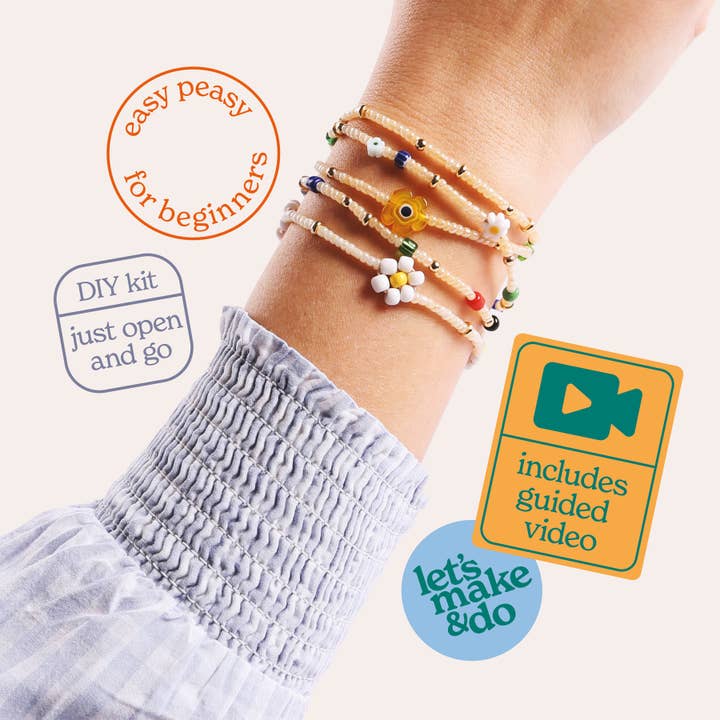 Let's Make & Do - Wholesale DIY Craft Kit - Create Your Own Seed Bead Bracelets Kit5