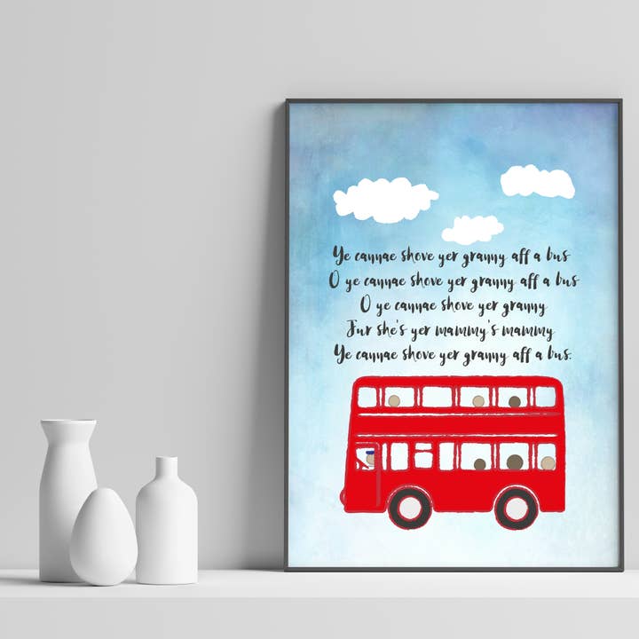 Canción infantil escocesa - Granny Bus para venta al por mayor de HFD Interiors