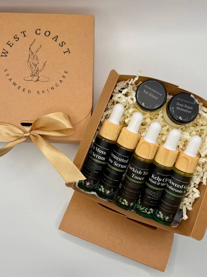 Pacific Raw Radiance Kit for wholesale by West Coast Seaweed Skincare