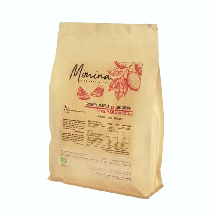 Granola Orange & Chocolat 1kg /3kg pour la vente par Mimina Granola