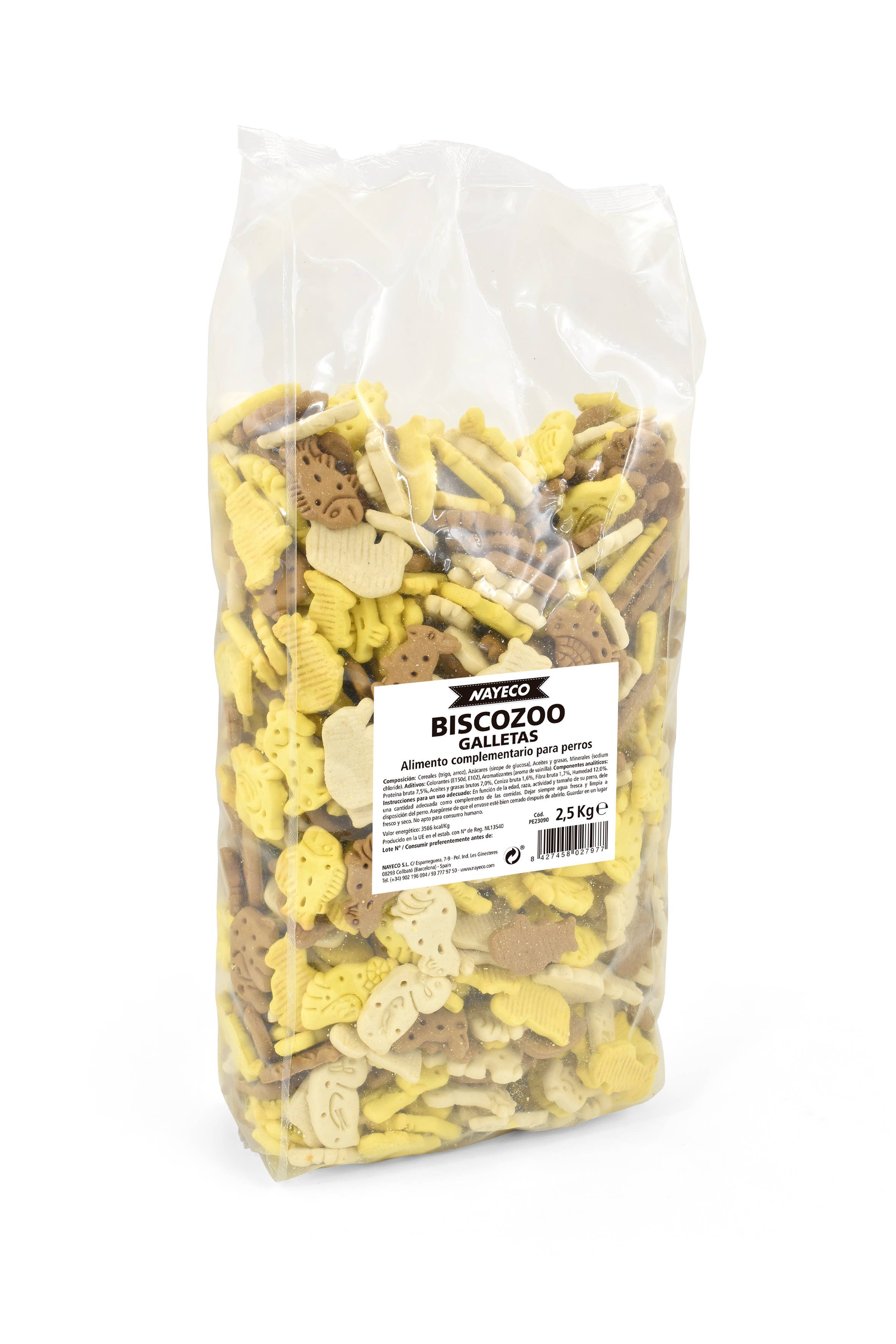 Nayeco - Wholesale Pet Treats - Dog - Biscozoo Dog Cookies0