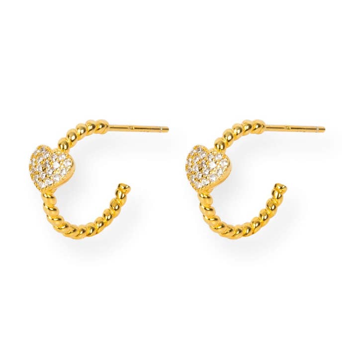 Gold Silver Rings with Heart for wholesale by Circus Jewellery