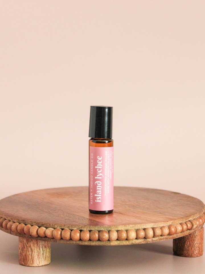 Island Lychee | Perfume Oil Roller for wholesale by Aster + Indigo Candle Co.