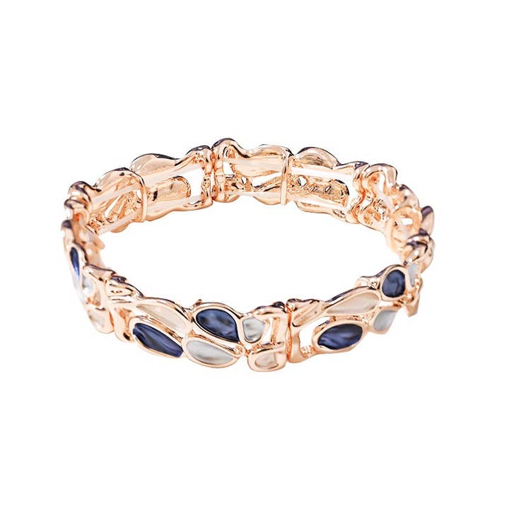 AMORINO SRL - Wholesale Bangle Bracelet - ENAMEL ELASTIC BRACELET - SW2488A782