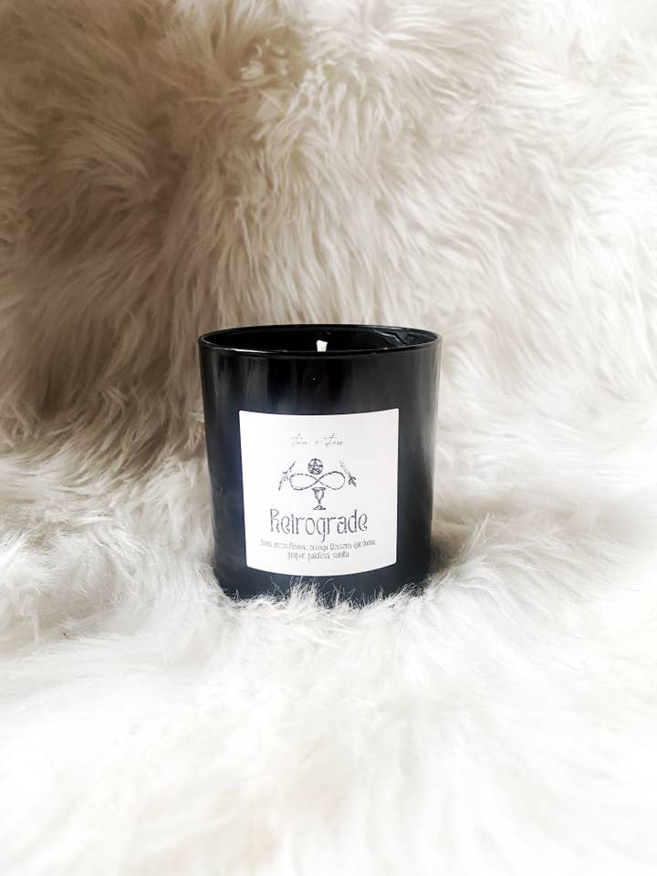 Retrograde Candle for wholesale by storm + stress