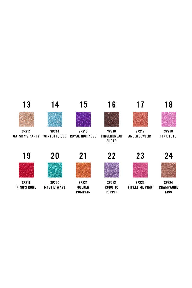 PINEAPPLE Beauty - Wholesale Body Glitter/Shimmer - J Cat SP213 Rocking Sparkling Powder Gatsby's Party - 6pc2