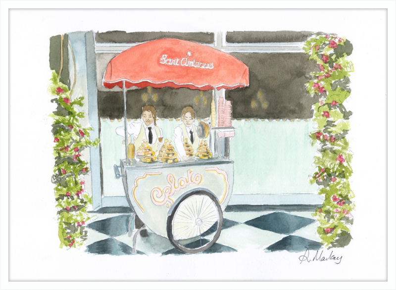 Gavalina - Vente Affiche d'art - Sant Ambroeus Palm Beach9