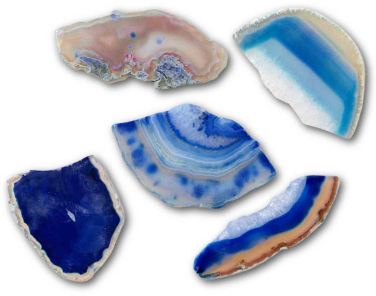 Crystal Magick Wholesale Ltd – wholesale Spiritual stone/crystal – Blue Agate Slice0