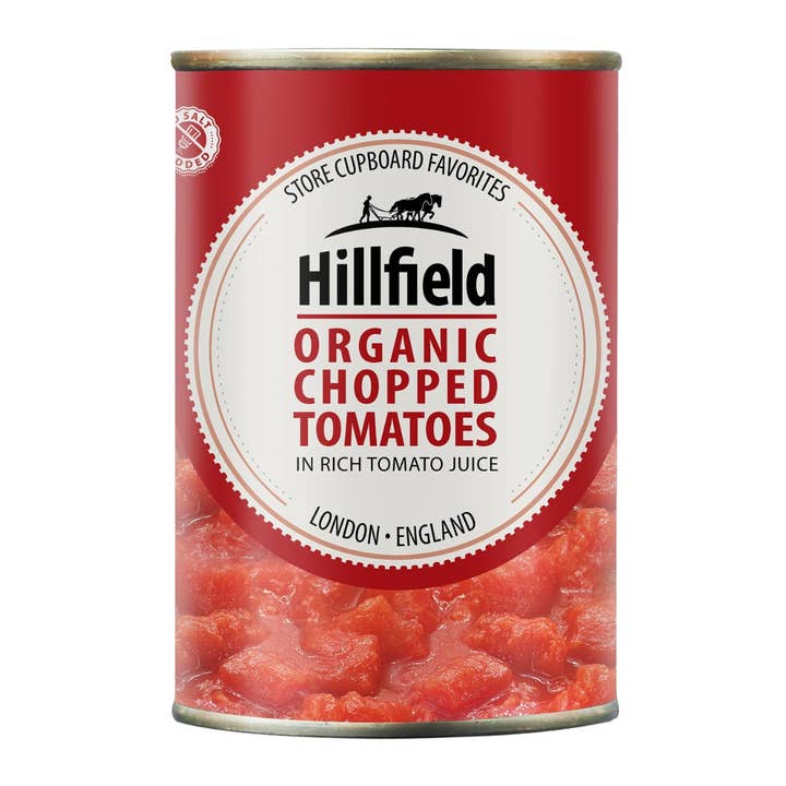 Gourmica – wholesale Sauce – Hillfield Organic Chopped Tomatoes (400g)