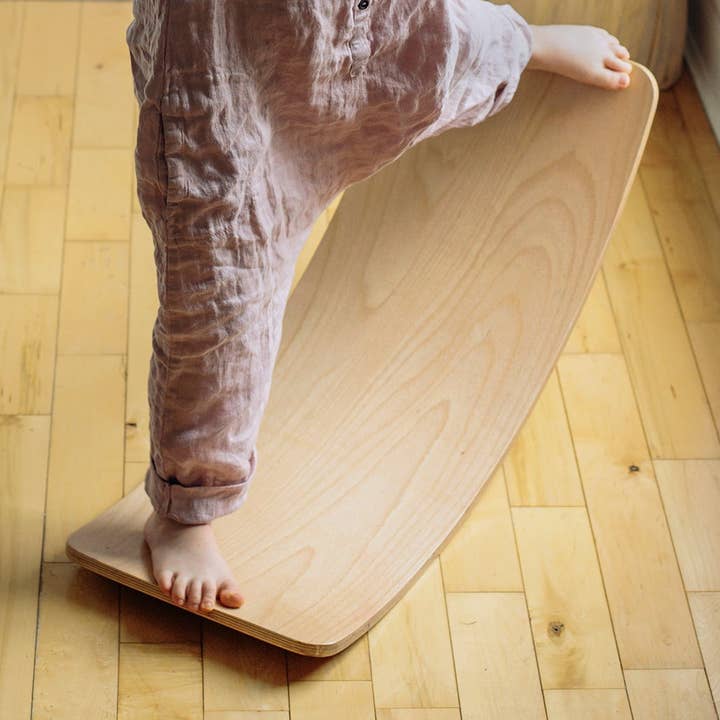Kinderboard Balance Board Natural for wholesale by Kinderfeets, INC.